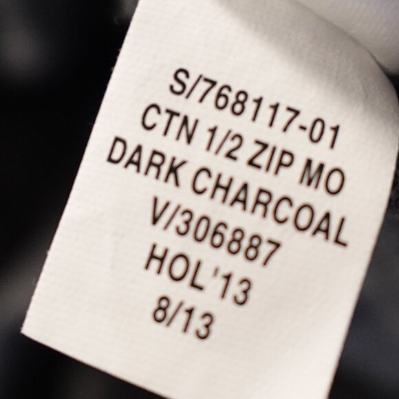 Gap Quarter zip pullover sweater men's extra large gray mock neck - Picture 10 of 10